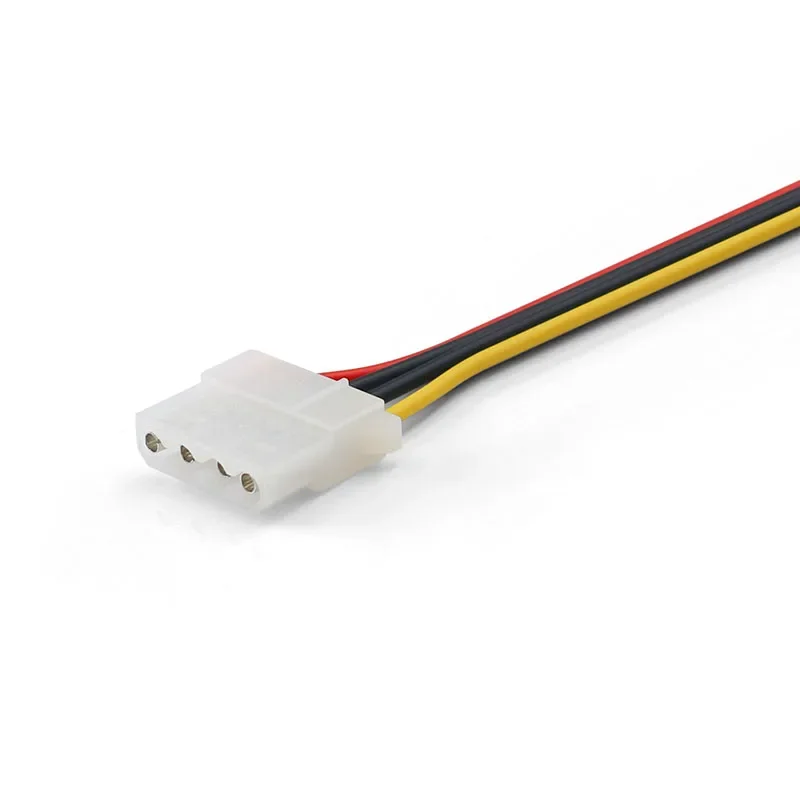 15-Pin Sata Male To Molex Ide 4-Pin Female Adapter Extension Power Cord For Computer Optical Drive Connection Power
