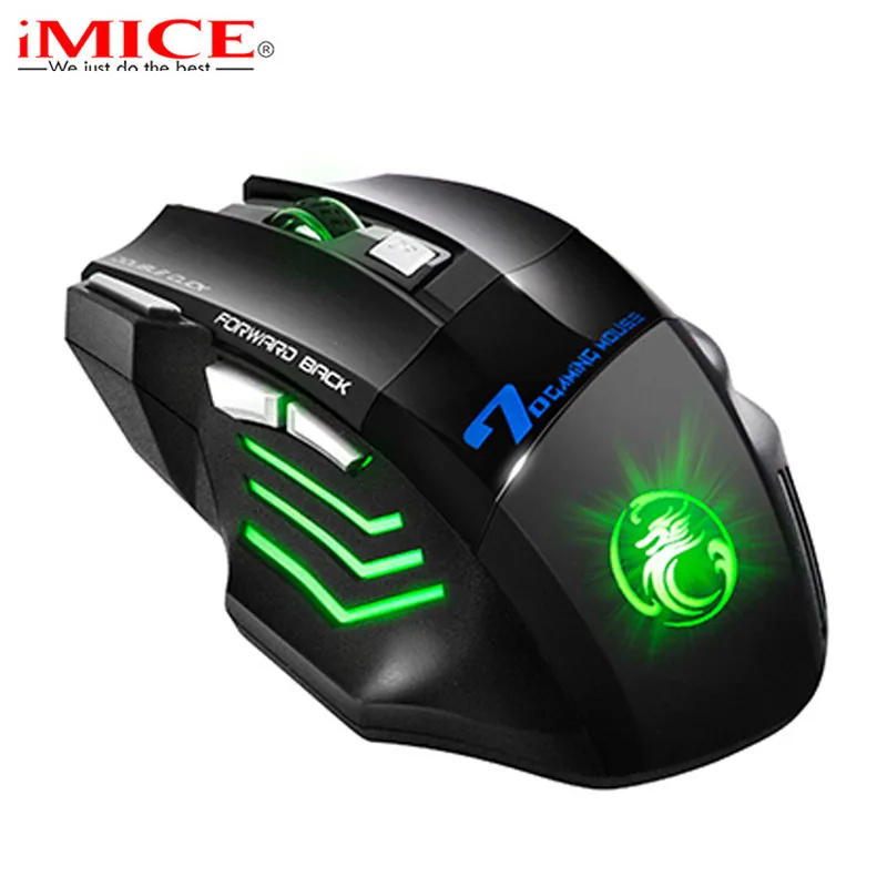 iMICE Large Mouses Pad & X7 Wired Gaming Mouse 7 Buttons 2400 DPI LED Optical USB Ergonomic Game Mouse Mice For Laptop Computer