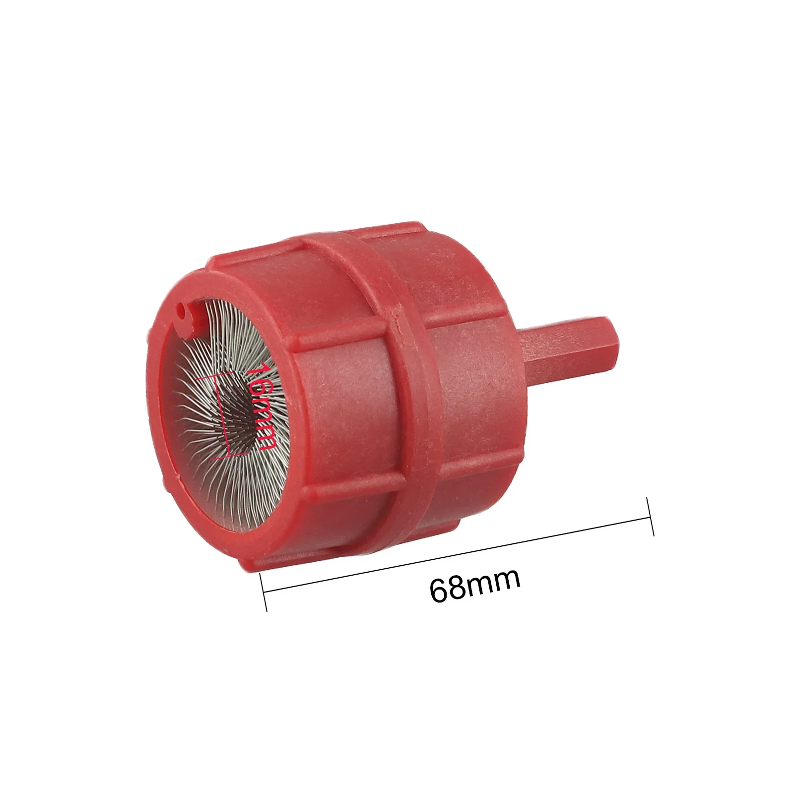 Battery Cleaning Tool Red Black Battery Terminal Cleaning Brush Rust Removal Polishing Tool For Battery Maintenance