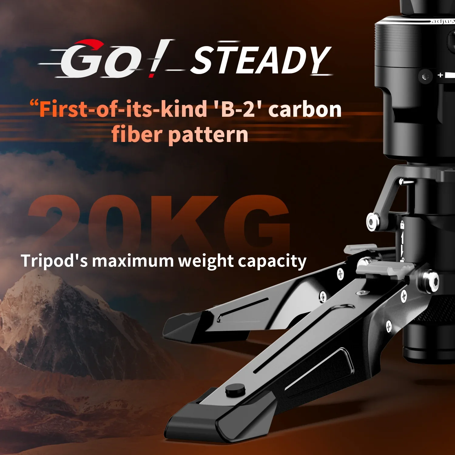 COMAN M1 Monopod Carbon Fiber Lightweight Travel Monopod for DSLR Camera Holder Stand Max Load 44lbs/20Kg Included Carry Bag