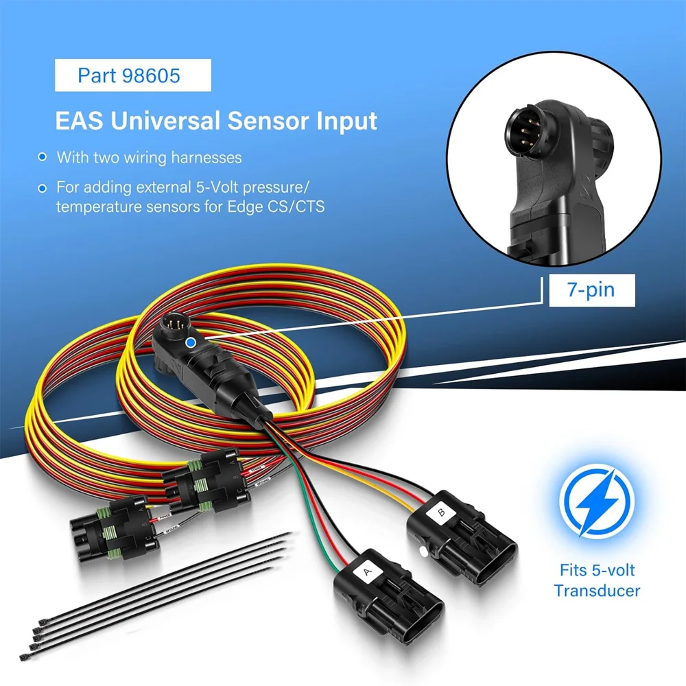 98605Universal Sensor Input for EAS System Compatible with Edge CS CS2 CTS CTS2/3Devices Quick Connect Wiring Harness Accessory