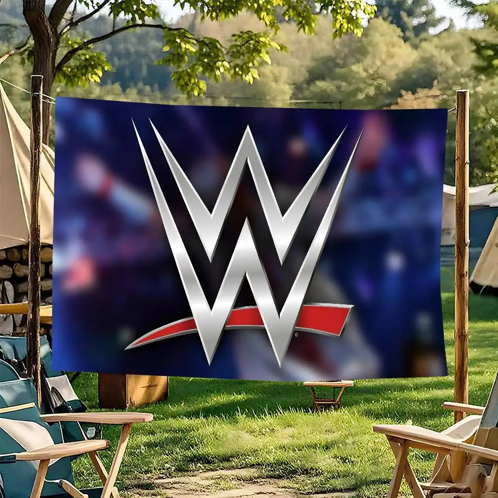 WWE المصارعة الكرتون العلم الجدار شنقا راية الديكور ديكور المنزل المنزلي