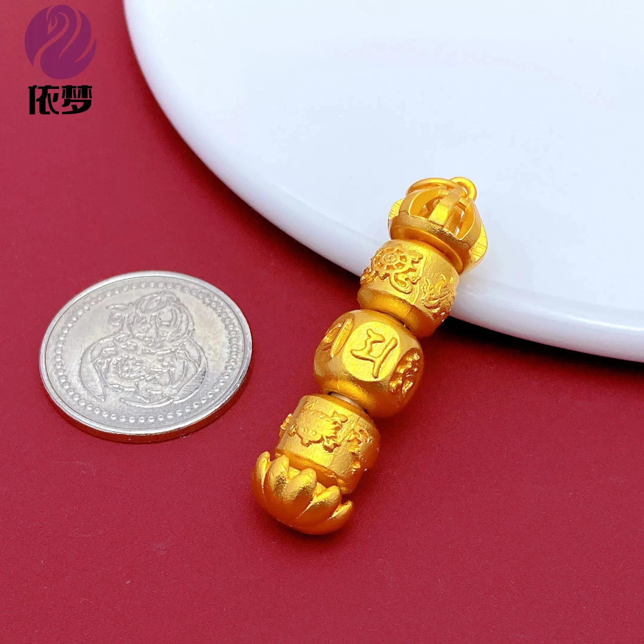 4PCS Thailand Tibet Master Monk Amulet talisman Vajra power weapon buddha Pendant exorcise evil spirit Effective protection