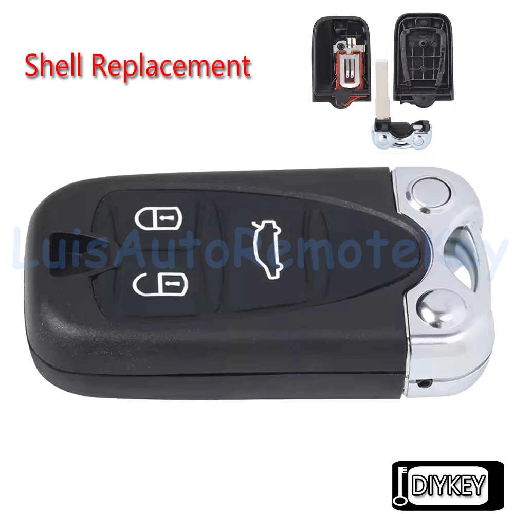 3 Buttons Case Smart Remote Car Key Fob Shell Cover for Alfa Romeo 159 Brera Spider 2005 2006 2007 2008 2009 2010 2011