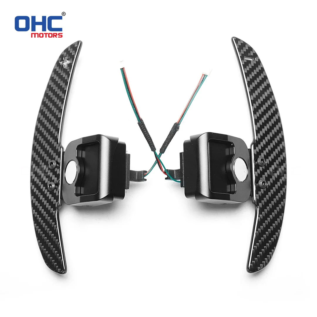 OHC لأودي B8 S5 SQ5 SQ7 SQ8 RS2 RS3 RS4 RS5 A1 A2 A3 A4 A5 A8 Q2 Q3 Q4 Q5 Q7 Q8 S2 S3 S4 ألياف الكربون المغناطيسي مجداف شيفتر #3