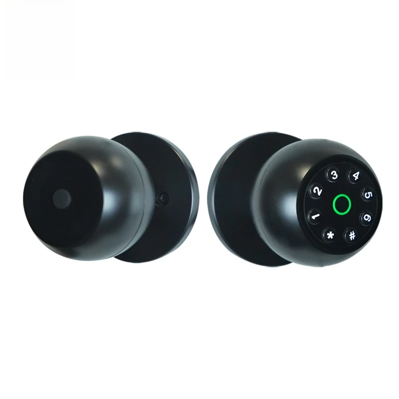 Electric Ble App Smart Knob Door Lock Password Smart Lock Bedroom Door Knob With Lock