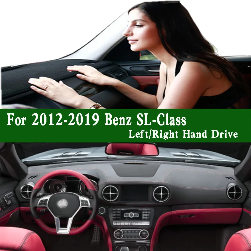 

For 2012-2019 Mercedes-Benz SL-Class R231 Dashmat Dash mat Dashboard Cover Instrument Panel Insulation Sunscreen Protective Pad