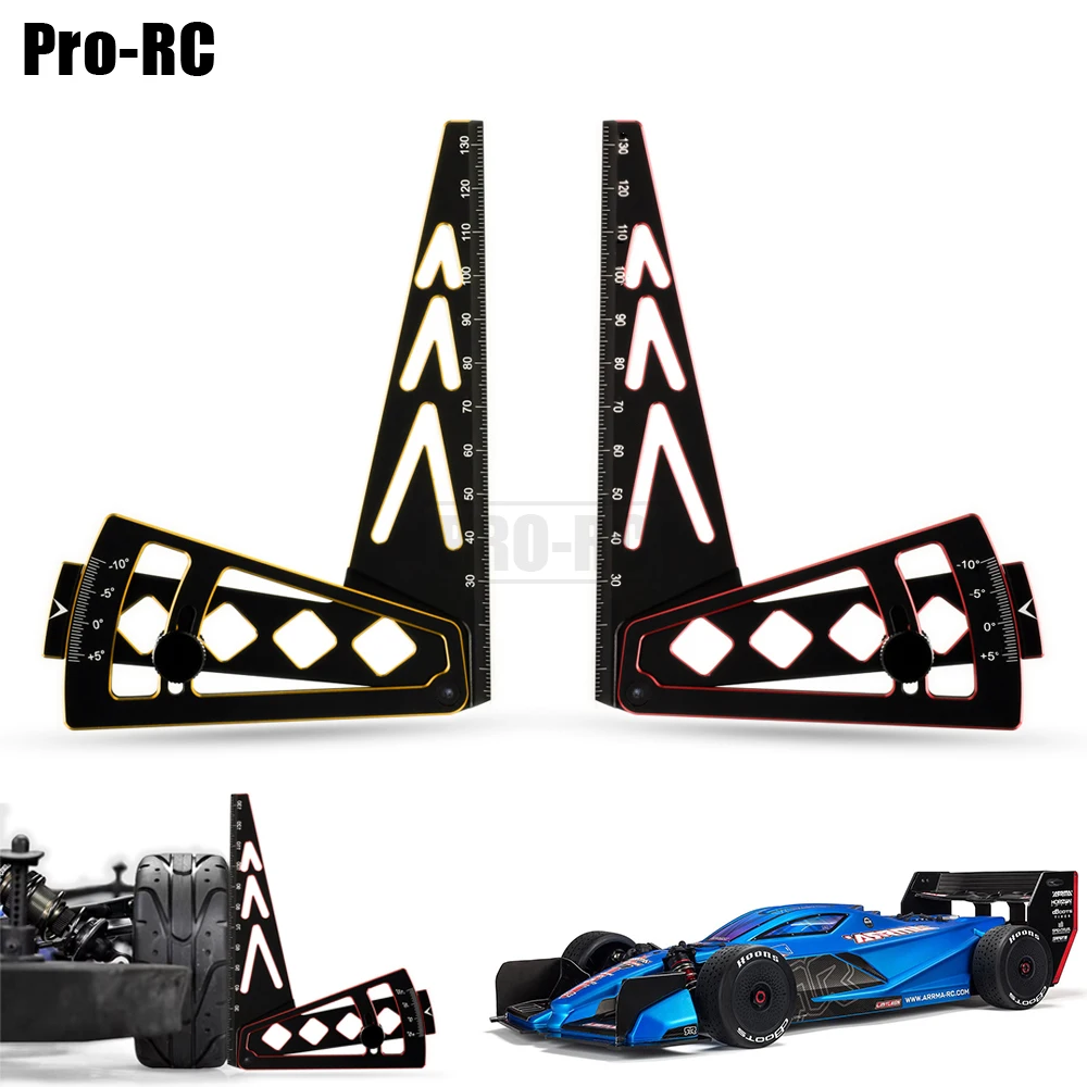 1Pcs Aluminum Alloy Ultra Camber Gaurge Off-road Car Tire Angle Ruler AM-171098 for 1/7th 1/8th 1/10th Rc Arrma HSP HPI LOSI TM