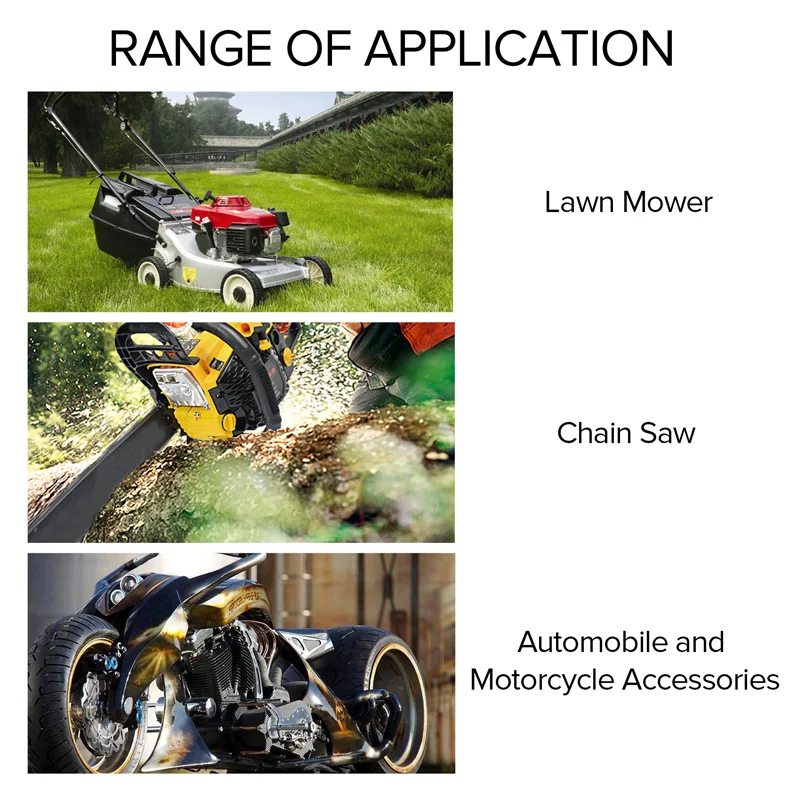 Ventas 5 juegos de aislador y junta de carburador para Honda GCV160 GCV190 16211-ZL8-000 Kit de juntas de carburador piezas y accesorios de motosierra