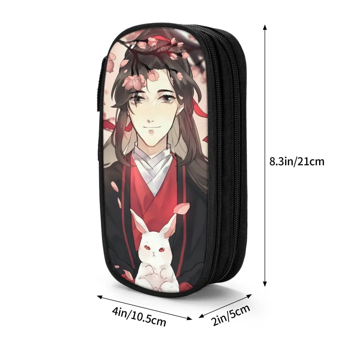 The Untamed 鉛筆ケースクリエイティブ Weiying ウサギプライドペンバッグガールズボーイズ大容量学用品ジッパー筆箱