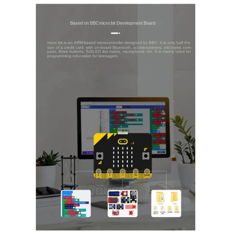 Development Board Learning Kit Python Graphical Programming DIY Electronic Kit Hands-On Electronic Tool Kit