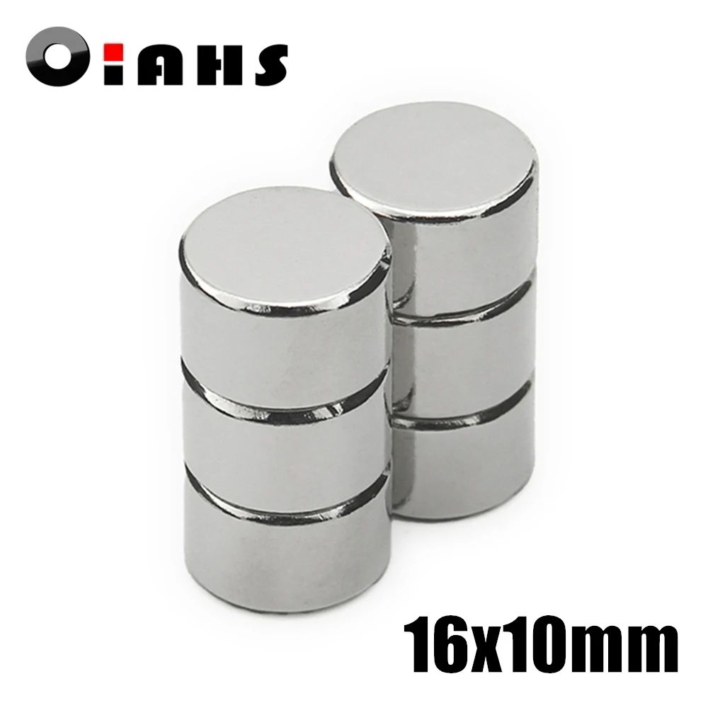 

1-50pcs 16x10mm Super Powerful Strong Bulk Small Round NdFeB Neodymium Disc Magnets Dia 16*10mm N35 Rare Earth NdFeB Magnet