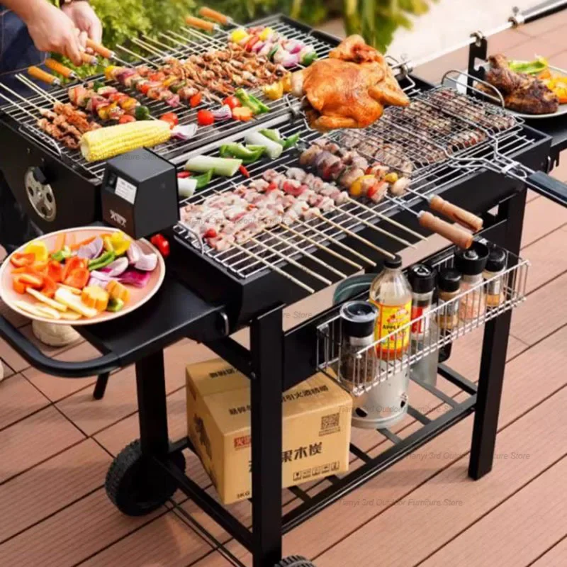 

Cookware Garden BBQ Grills Charcoal Brazier Kitchen Portable BBQ Grills Large Tourist Barbecue Utensils Forno Elettrico LLBB
