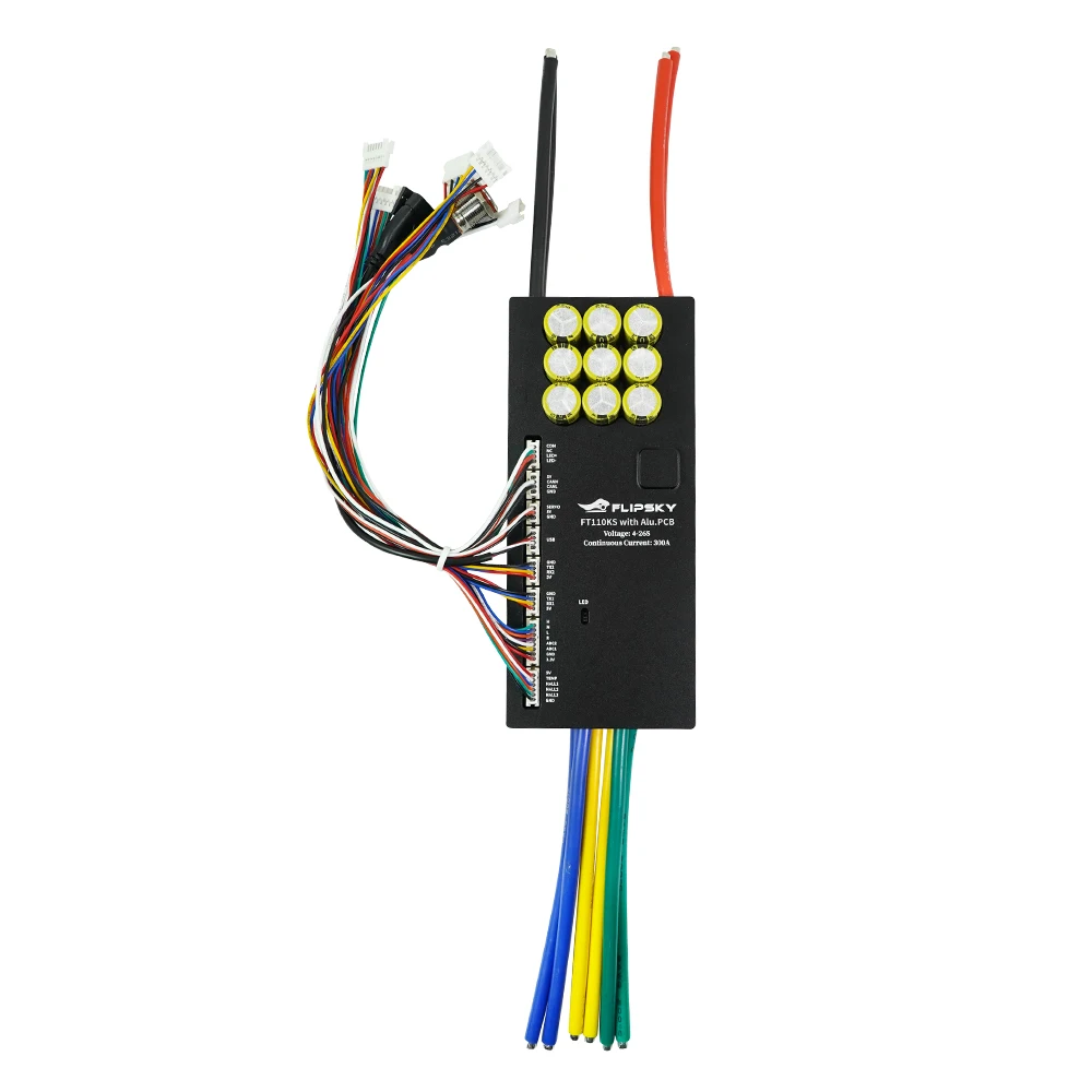 

Высоковольтный ESC Flipsky FT110KS 110В 300А с алюминиевой платой PCB (НЕ VESC) для электроскейтбордов, самокатов и электровелосипедов.