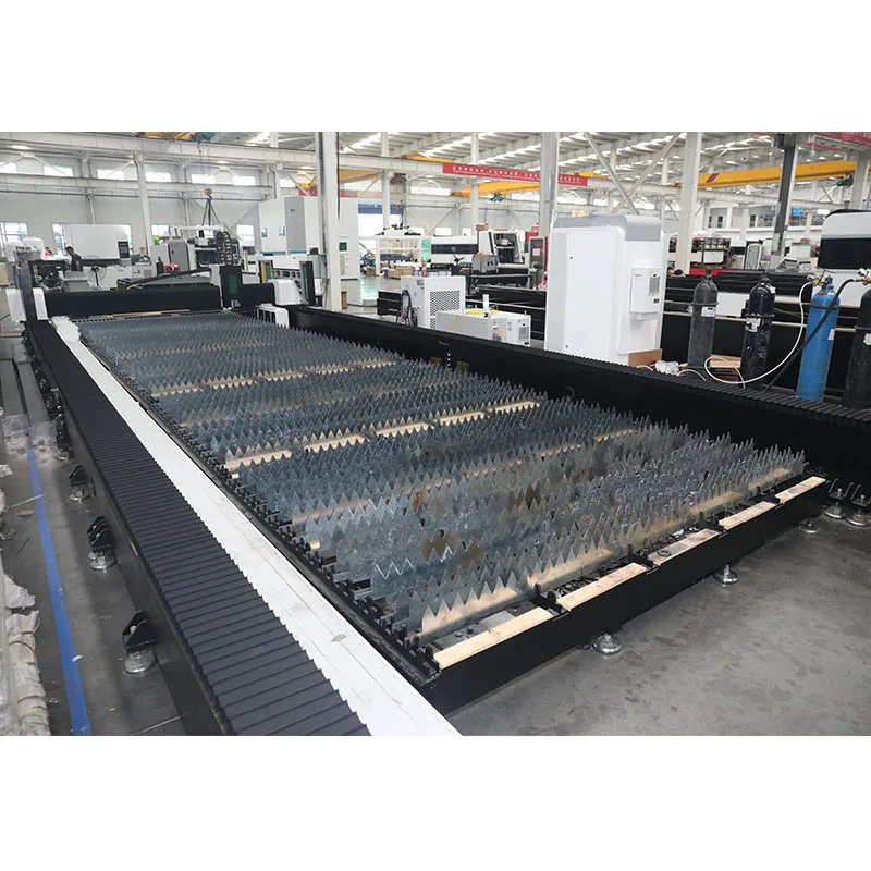 3kw 4kw 6kw Fiber Laser Cutting Machine 2060 CNC Cutter Big Gantry Type Metal Raytools Laser Cutter With CE Standard