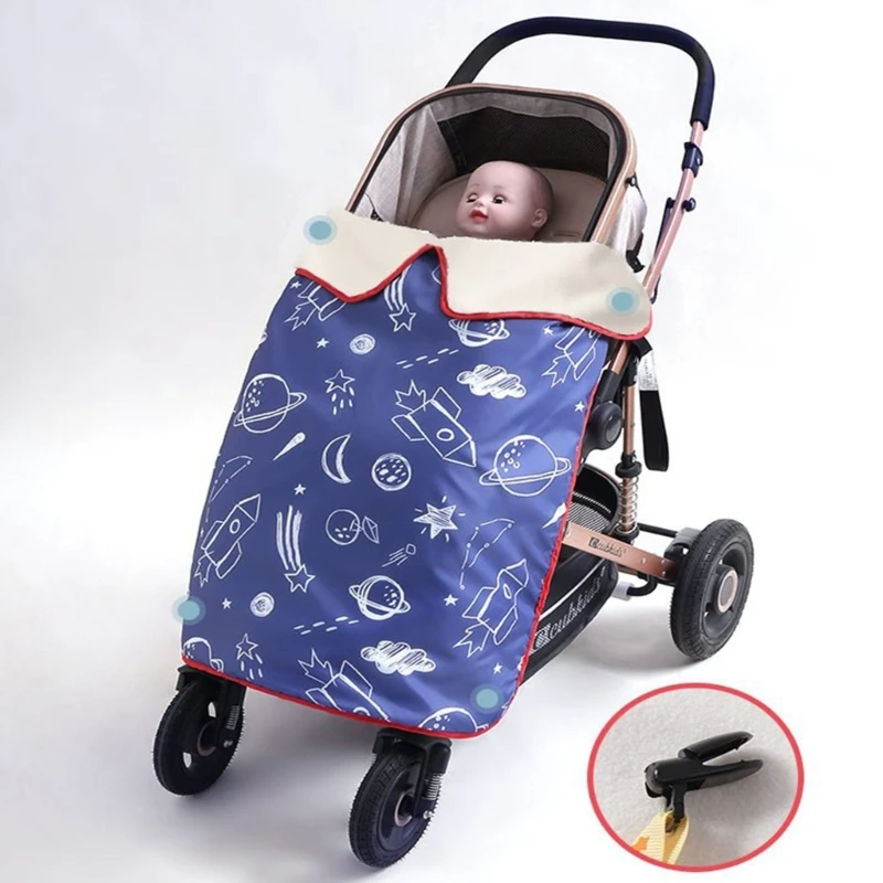 

Baby Stroller Blankets Cover Windproof Waterproof SwaddleBlankets Quilt SwaddleWraps Infant Cover Winter Blanket