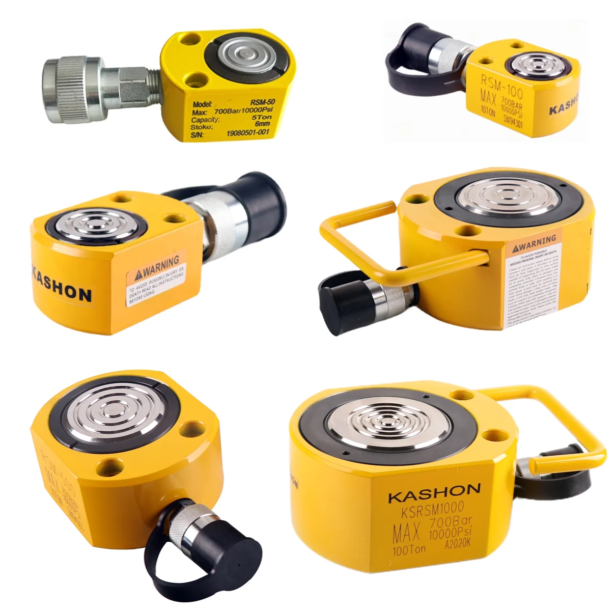Factory Direct Sale ENERPAC Equivalent Low-Height Hydraulic Cylinder RSM50 100 200 300 400 500 750 1000 Flat Cylinder Jack CE