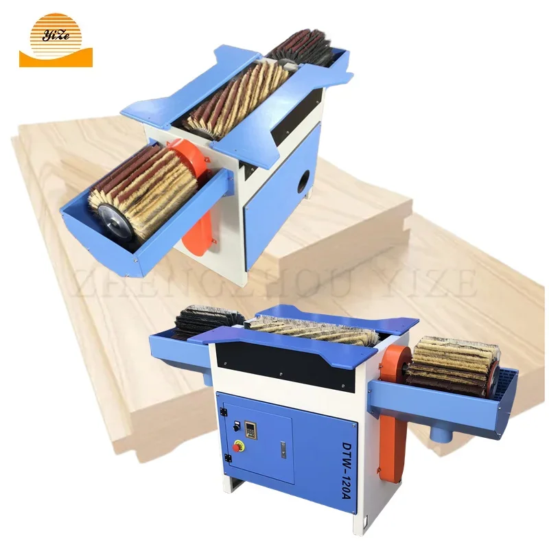 Wood Polishing/Buffing Machines Single Three Roll Wood Polishing Machine Doorknob Board Floor Polishing Machine Wood