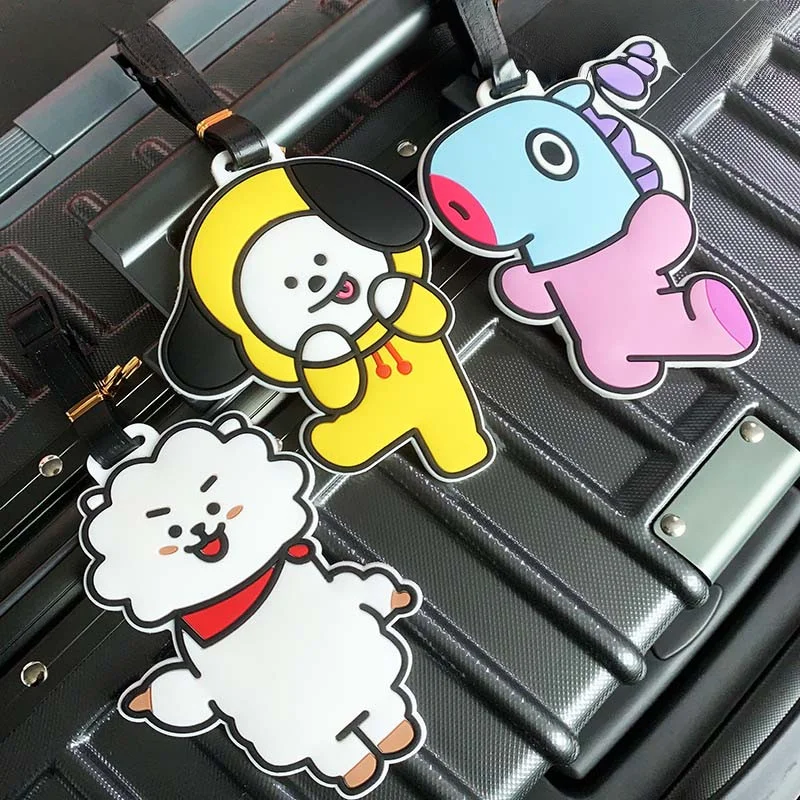Tag Bagasi Anime BT21, Gantung - Anime Cosplay Girl Name ulasan dan harga