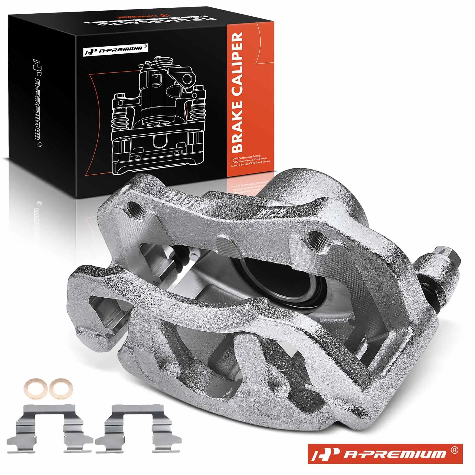 A-Premium Front Right Brake Caliper with Bracket for Honda Passport 1994-2001 Acura SLX 1996-1999 Isuzu Amigo 1998-2000 Axiom