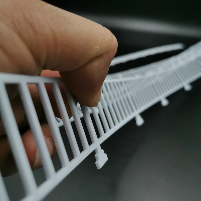 Ho Scale 1:87 1:50 1:35 1:24 Railing Model Isolation Guardrail Protective Fence Architecture Building Materials for Diorama 1pc