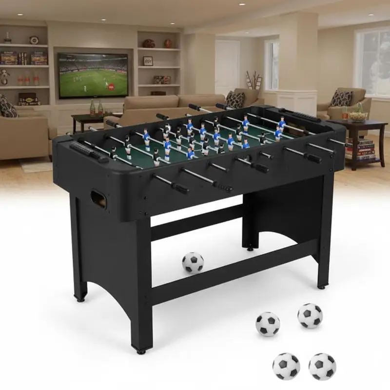 Tischfußball-Tisch für Wettkämpfe in Originalgröße mit 22 Spielern - Schwarz