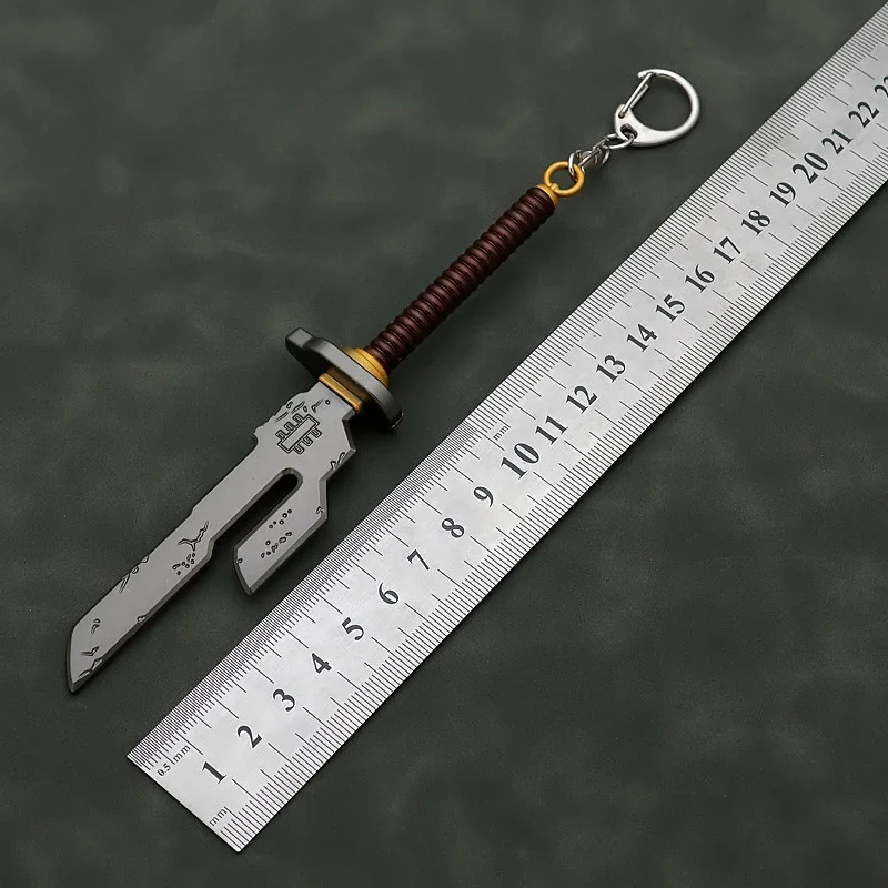 16cm Jujutsu Kaisen Weapon Fushiguro Toji Lance Special Charm Anime Peripheral Metal Weapon Model Samurai Sword Gifts Toys Boys