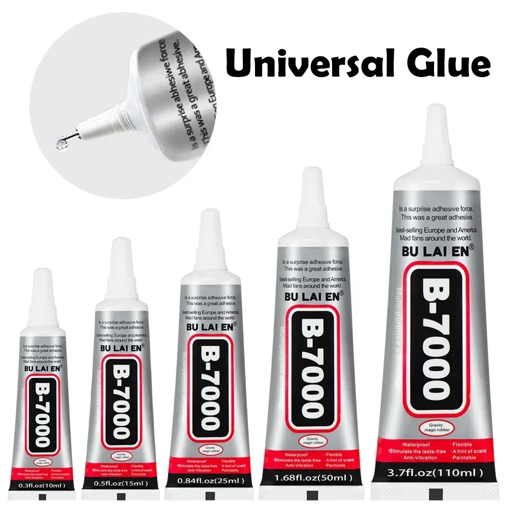 15ML 25ML 50ML 110ML B7000 Clear Contact Phone Repair Adhesive Universal Glass Plastic DIY Glue B-7000 With Precision Applicator