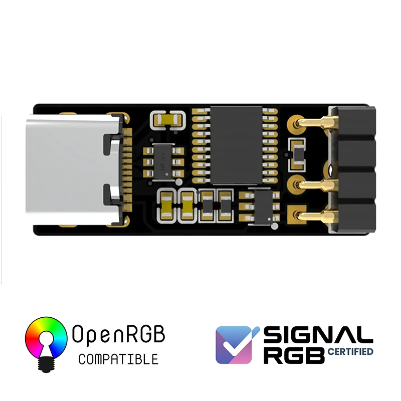 

Контроллер Nollie1 ARGB 5v3Pin с поддержкой интерфейса ARGB SignalRGB OpenRGB