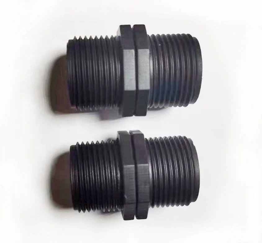 Threaded Fittins-Nipple  Plastic Pipecoupling for irrigation and Water Management Systems