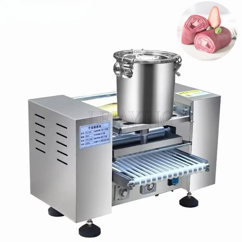 Melaleuca Cake Crust Machine Industry Cake Layer Making Machine  Mille Crepe Pancake Machine