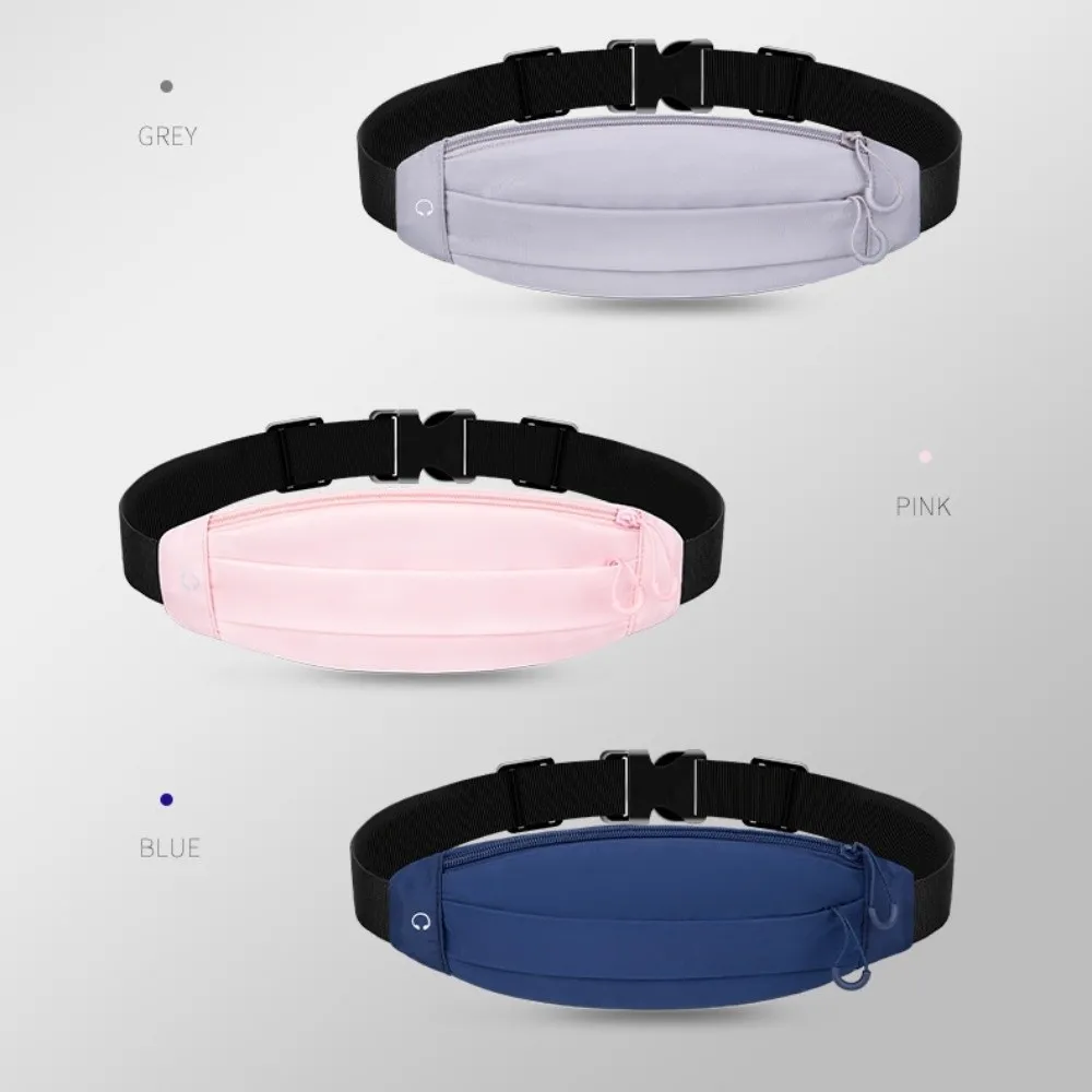

Ultra-Thin Sport Mobile Waist Bag High Elastic Close Fitting Running Waist Bag Lightweight Storage Sports Phone Bag Men Women