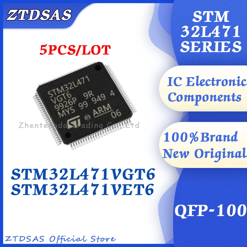 

5PCS/LOT STM32L471VGT6 STM32L471VET6 STM32L471VE STM32L471VG STM32L471V STM32L471 STM32L STM32 STM IC MCU Chip LQFP-100