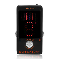 JOYO JF-19 BUFFER TUNE Buffer Tuner Pedal Built-in Buffer with Accurate Tuning and LED Screen Buffer & Tuner Pedal 2 in 1