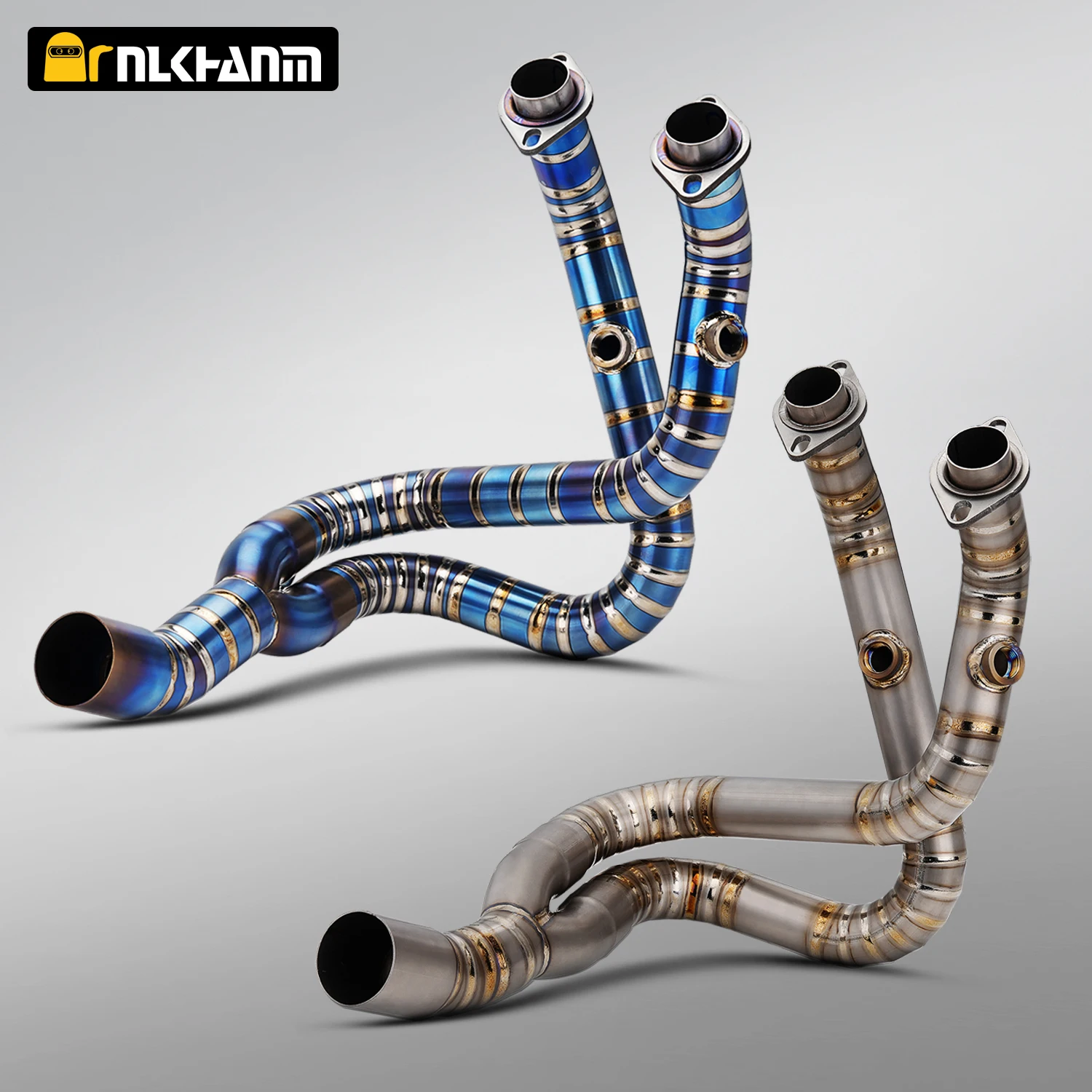 Для выхлопной системы мотоцикла CFMOTO CLX700 Ti. Модификация передней части из сплава для CFMOTO CLX700 2020 2021 2022 2023