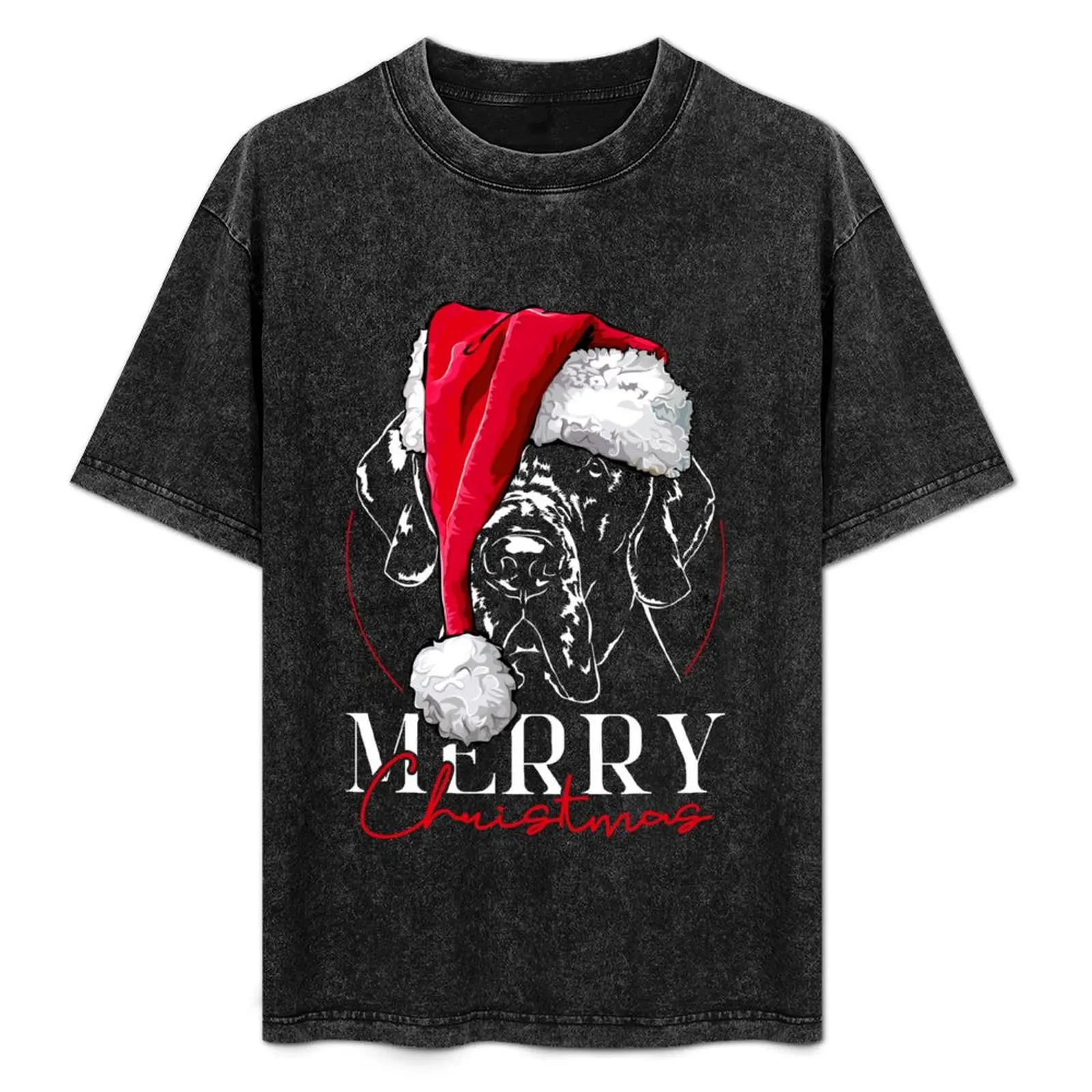 

Santa Great Dane Merry Christmas Dogs T-Shirt oversize t-shirts man graphic tee shirt cotton man t-shirts mens clothing
