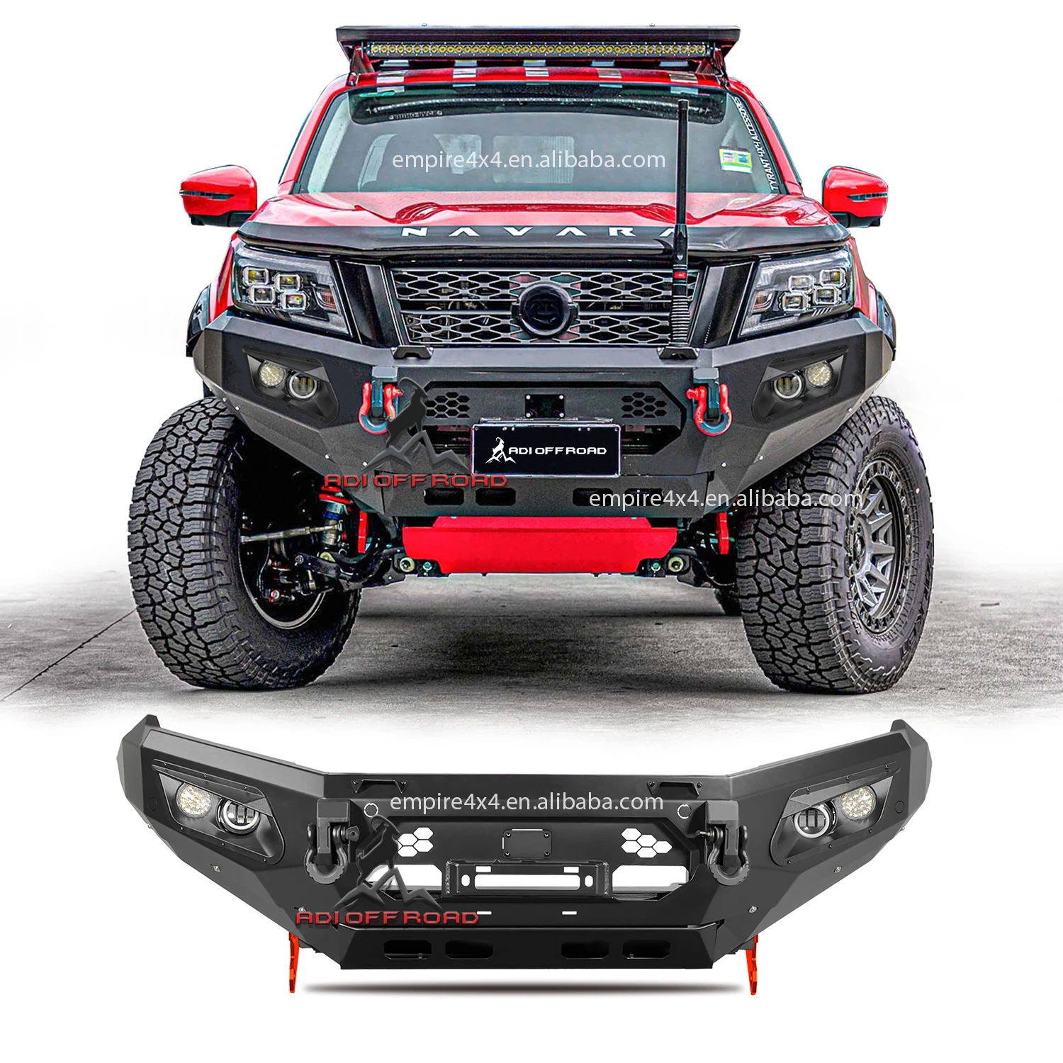 

ADI OFF ROAD 4x4 pickup truck Steel FRONT BUMPER REAR BUMPER ROLL BAR SIDE STEP BULLBAR FOR NAVARA NP300 4X-PRO FRONTINER