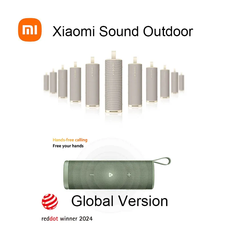 Versión Global Xiaomi Sound Altavoz portátil para exteriores de 30W duración de batería ultralarga de 12 horas IP67 Bluetooth 5,4 TWS estéreo Combo