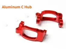 1/10 RC Aluminum C Hub Carrier OP Upgrade Parts For Tamiya TT02B DF02 Alloy Steering Hub Custom Replacement Spare Accessory