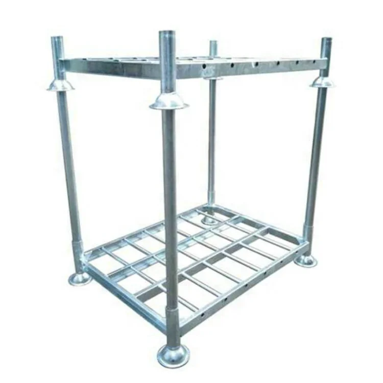 Factory Custom High Loading Capacity Folding Racks Stacking Rack Frame