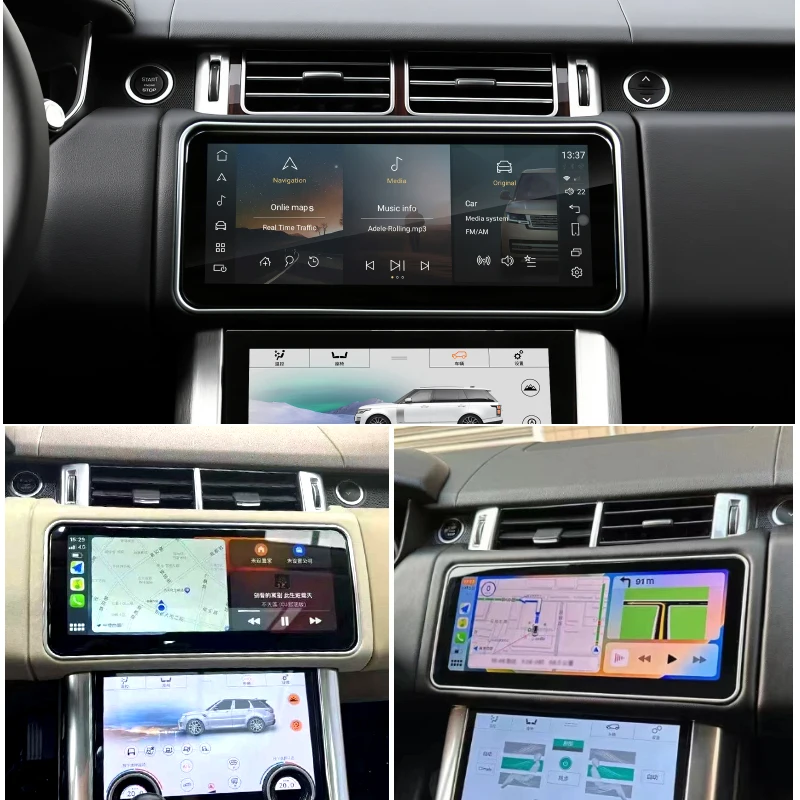 For Range Rover Sport L494 2014-2017 Car Radio Multimedia Video Player 12.3-inch Android 14 GPS Navigation Stereo 4G WIFI DSP