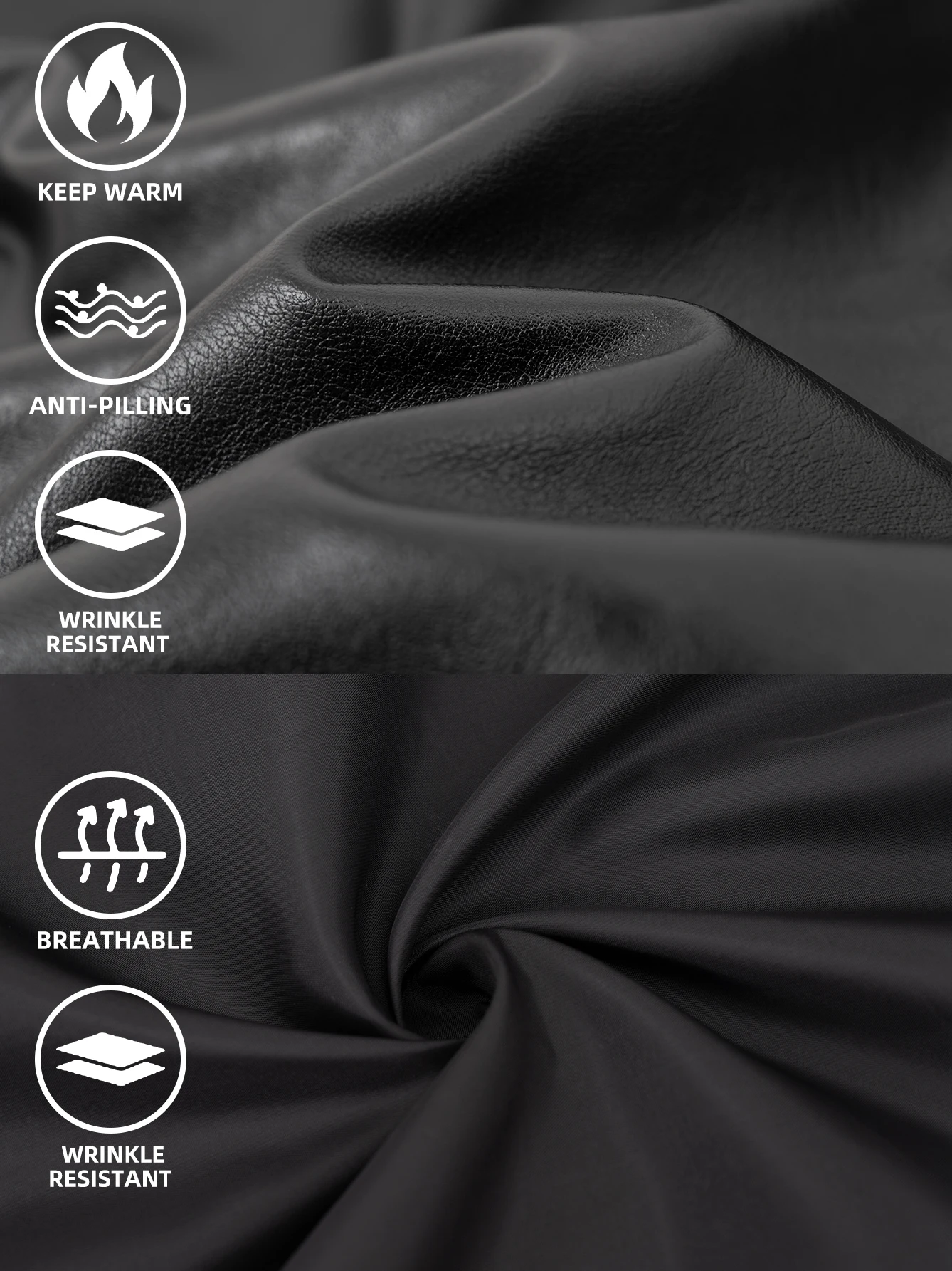 Men\'s Faux Leather Jackets Varsity Embroidered Baseball Coat Casual Daily Motorcycle Windbreaker Bomber Outerwear New in Jacket