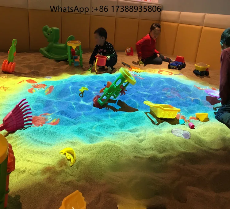 Leplay Children's Outdoor Interactive WUXGA  3LCD Floor Projection Pool Game Advertising Equipment Projector
