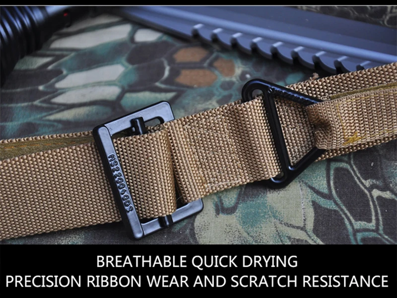 New Tactical Belt Magnetic Buckle Quick Release Elastic Belt Casual Nylon Tooling Training Belt Men's Trousers Belt