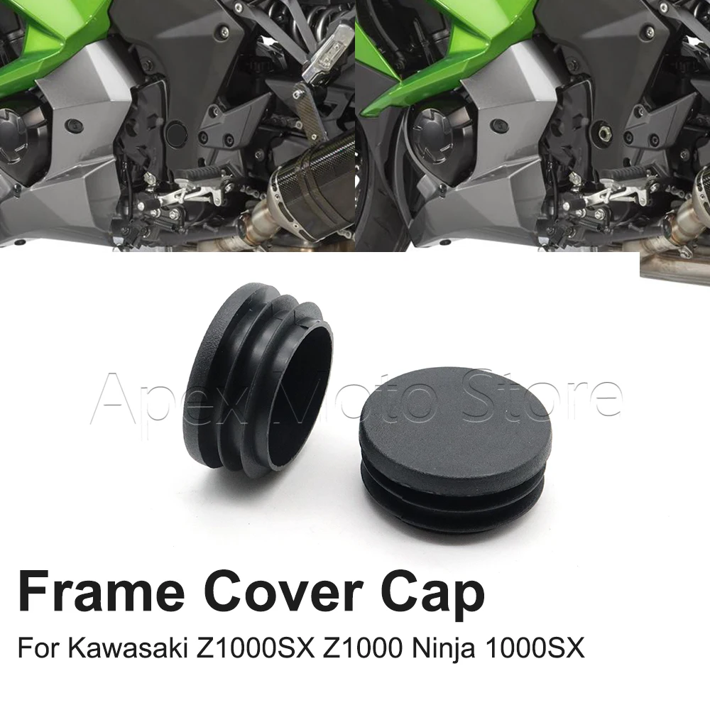 

Motorcycle Accessories Frame Hole Cover Caps Frame Hole Protection For Kawasaki Z1000 Z1000SX Versys 1000 SE Ninja 1000SX