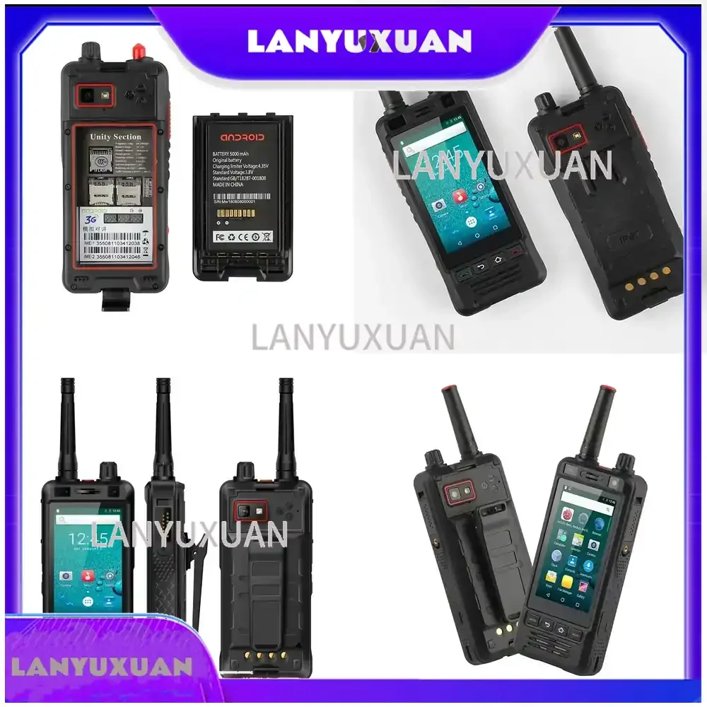 2026 W5 Long Range 5000mAh Extended Battery for PTT Phone UHF Walkie Talkie 2W Handheld Mobile Phone for Two Way Radio