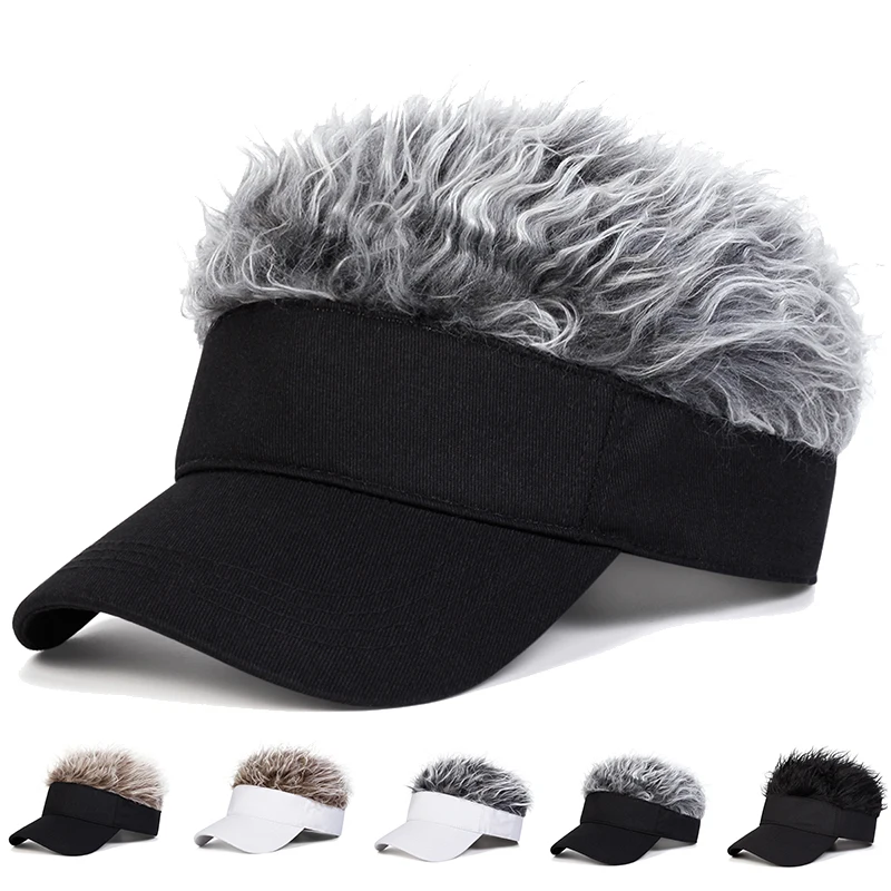 Unisex Personalized Wig Baseball Caps Spring Autumn Outdoor 