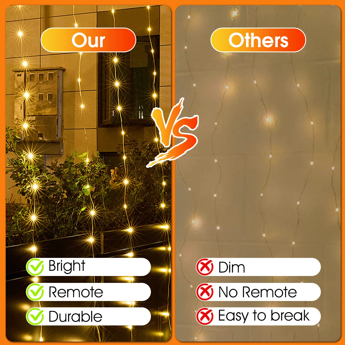 3X3M أضواء الستار الجنية الجديدة 300 المصابيح مع جهاز التحكم عن بعد 8 أوضاع الإضاءة عكس الضوء الموقت مقاوم للماء مثالية لغرفة النوم الداخلية في الهواء الطلق