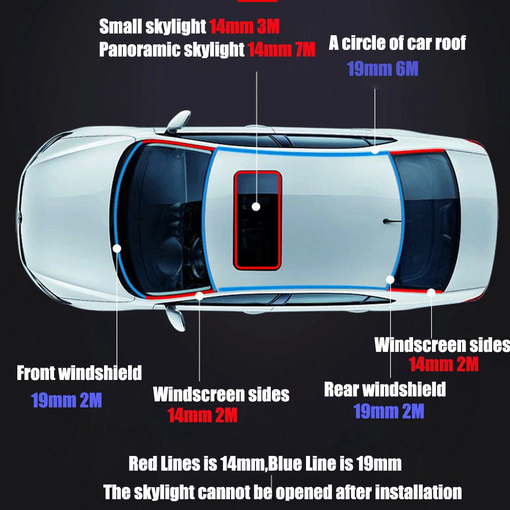 Auto Gummi dichtungen Rand Dichtung streifen Auto Dach Windschutz scheibe Auto Gummi Dicht mittel Schutz Dichtung streifen Fenster dichtungen für