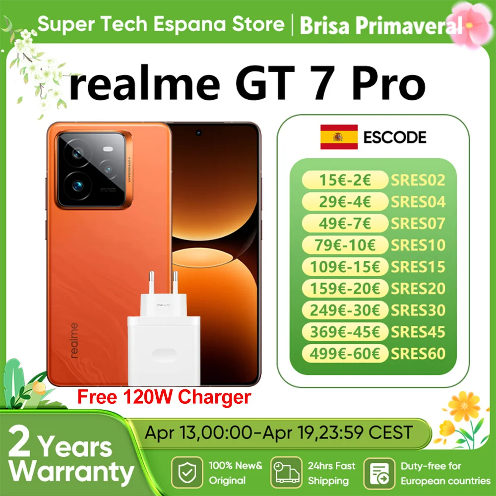 Smartphone Realme GT7 Pro 5G, Snapdragon 8 Elite, 12 Go, 256 Go, 512 Go, 6,78 Smartphone Realme GT7 Pro 5G, Snapdragon 8 Elite, 12 Go, 256 Go, 512 Go, 6,78